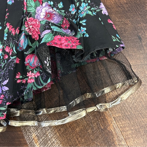 Vintage 90s girls floral dress by Philly California size 8 - Picture 4 of 8